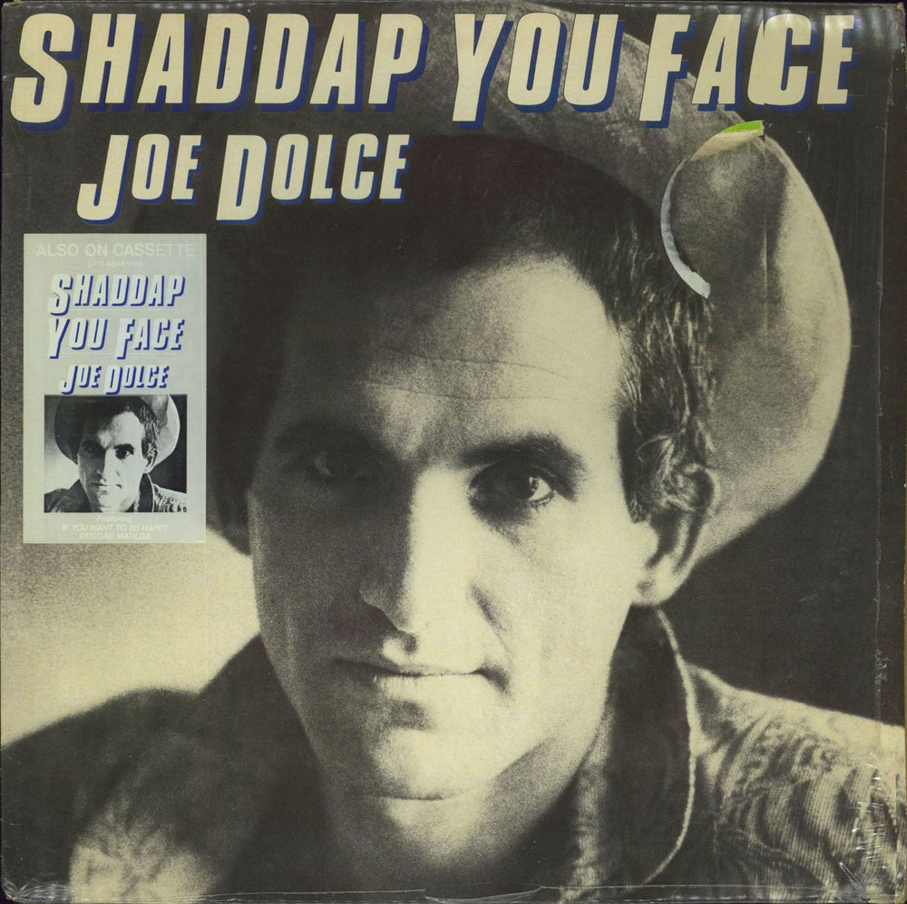 Joe Dolce Shaddap You Face - Hype Stickered Sleeve UK vinyl LP album (LP record) EPC85109