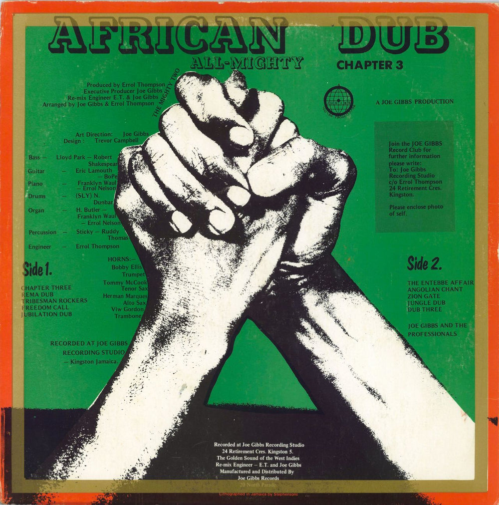 Joe Gibbs African Dub Chapter 3 - All-Mighty Jamaican vinyl LP album (LP record)