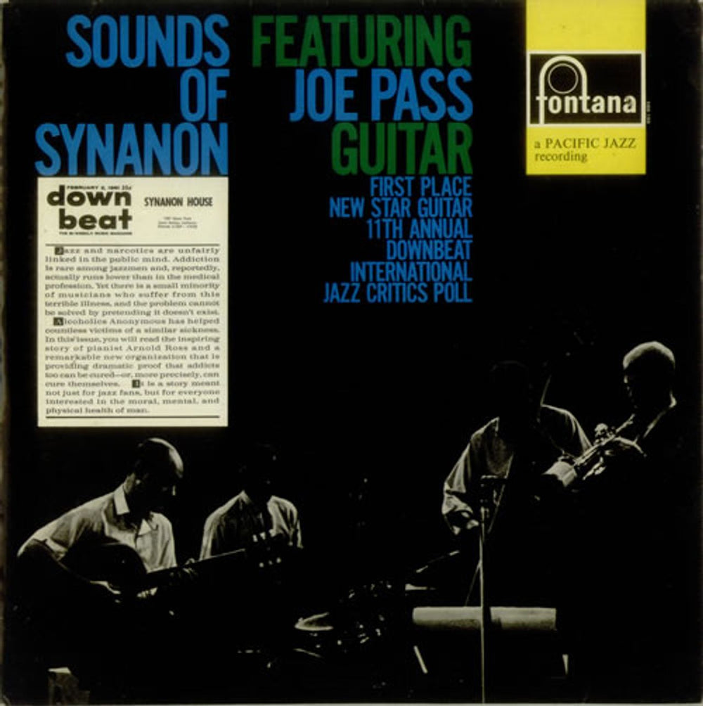 Joe Pass Sounds of Synanon UK vinyl LP album (LP record) 688139ZL