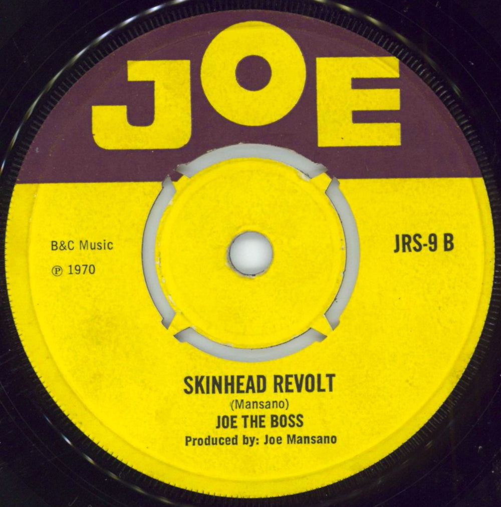 Joe's All Stars Tony B's Theme / Skinhead Revolt - WOL UK 7" vinyl single (7 inch record / 45) 0OJ07TO792685