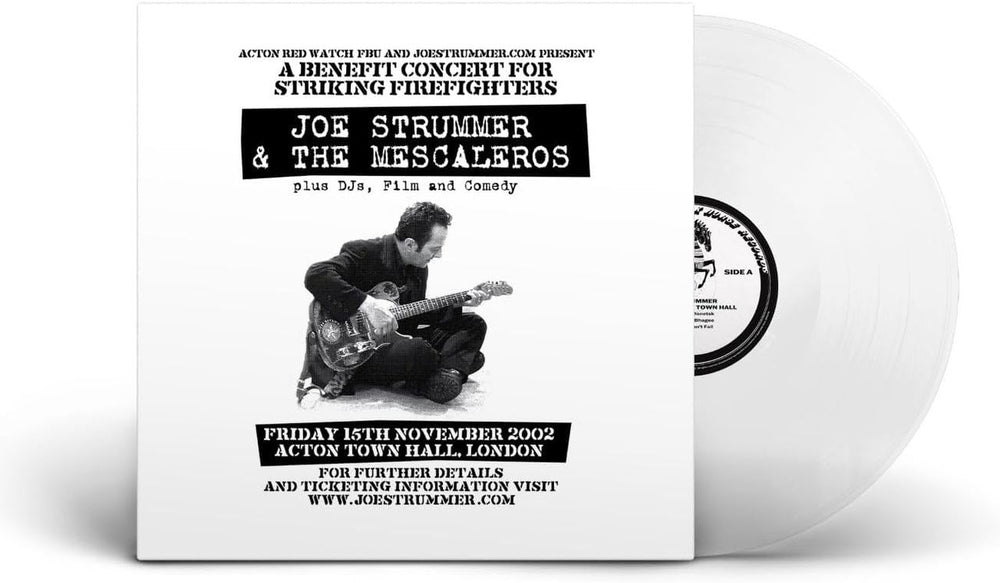 Joe Strummer Live At Acton Town Hall 2002 - Clear Vinyl - Sealed UK 2-LP vinyl record set (Double LP Album) DH0016