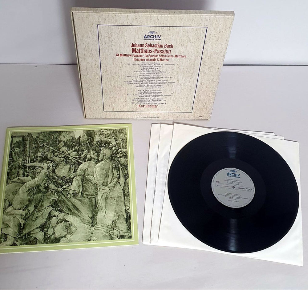 Johann Sebastian Bach St. Matthew Passion German Vinyl Box Set JHHVXST761698