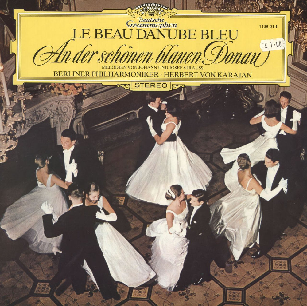 Johann Strauss II (1825-1899) Le Beau Danube Bleu - An Der Schönen Blauen Donau, Melodien Von Johann Und Josef Strauss German vinyl LP album (LP record) 1139014