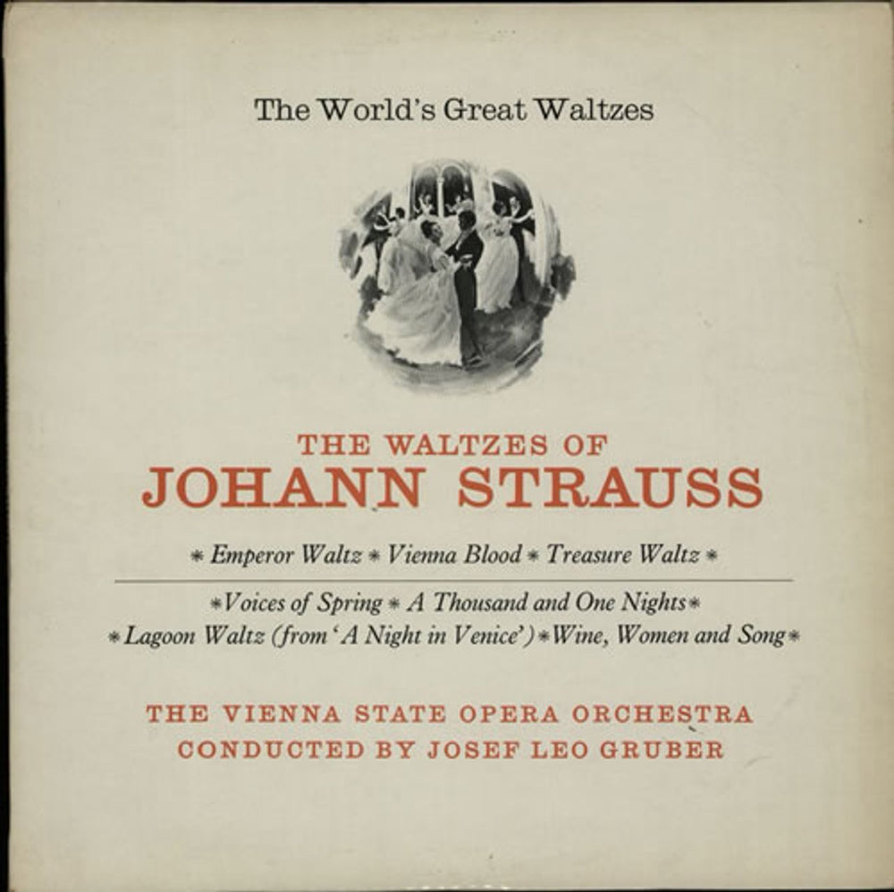 Johann Strauss II (1825-1899) The Waltzes Of Johann Strauss - EX UK vinyl LP album (LP record) RDM2016