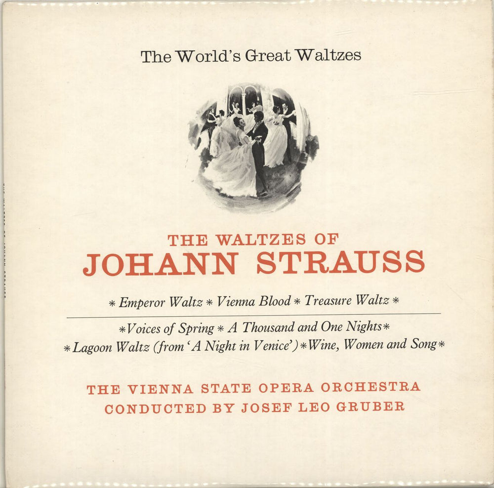 Johann Strauss II (1825-1899) The Waltzes Of Johann Strauss UK vinyl LP album (LP record) RDS6016