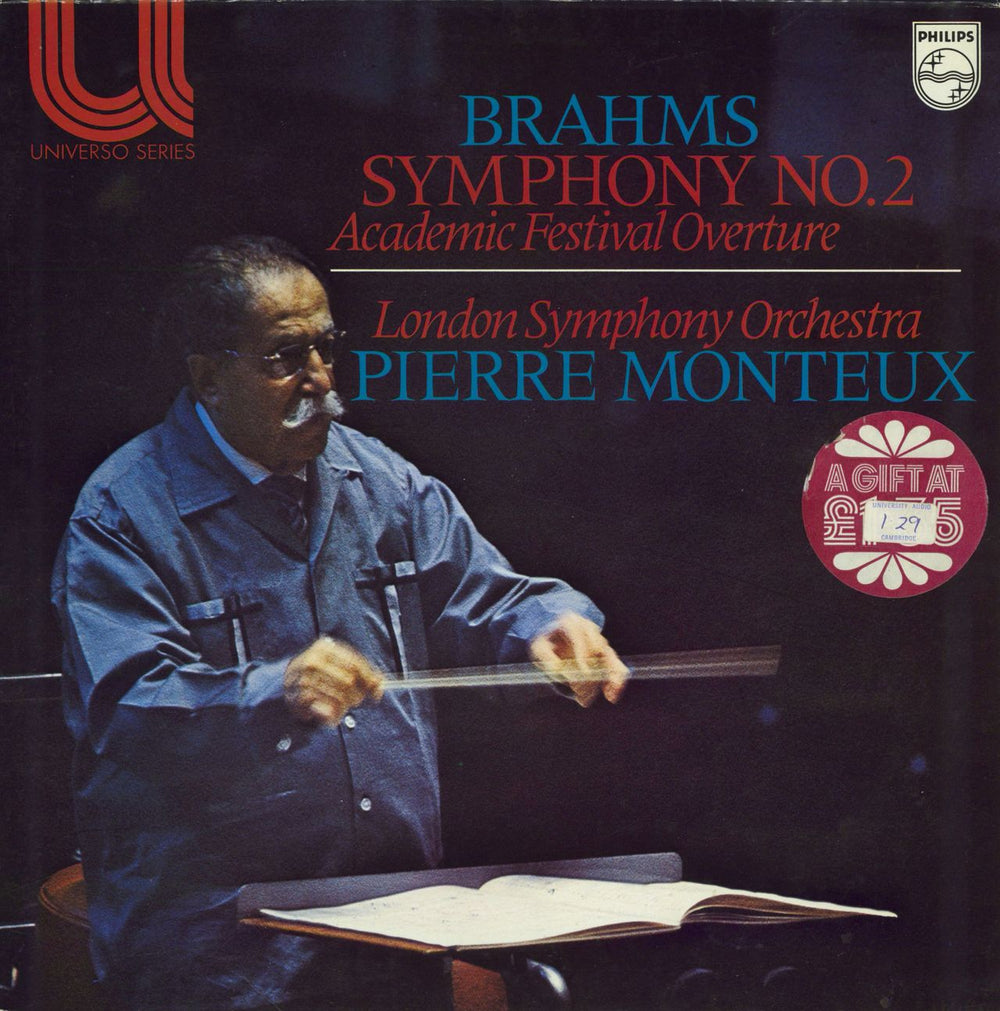 Johannes Brahms Brahms: Symphony No. 2 / Academic Festival Overture UK vinyl LP album (LP record) 6580054