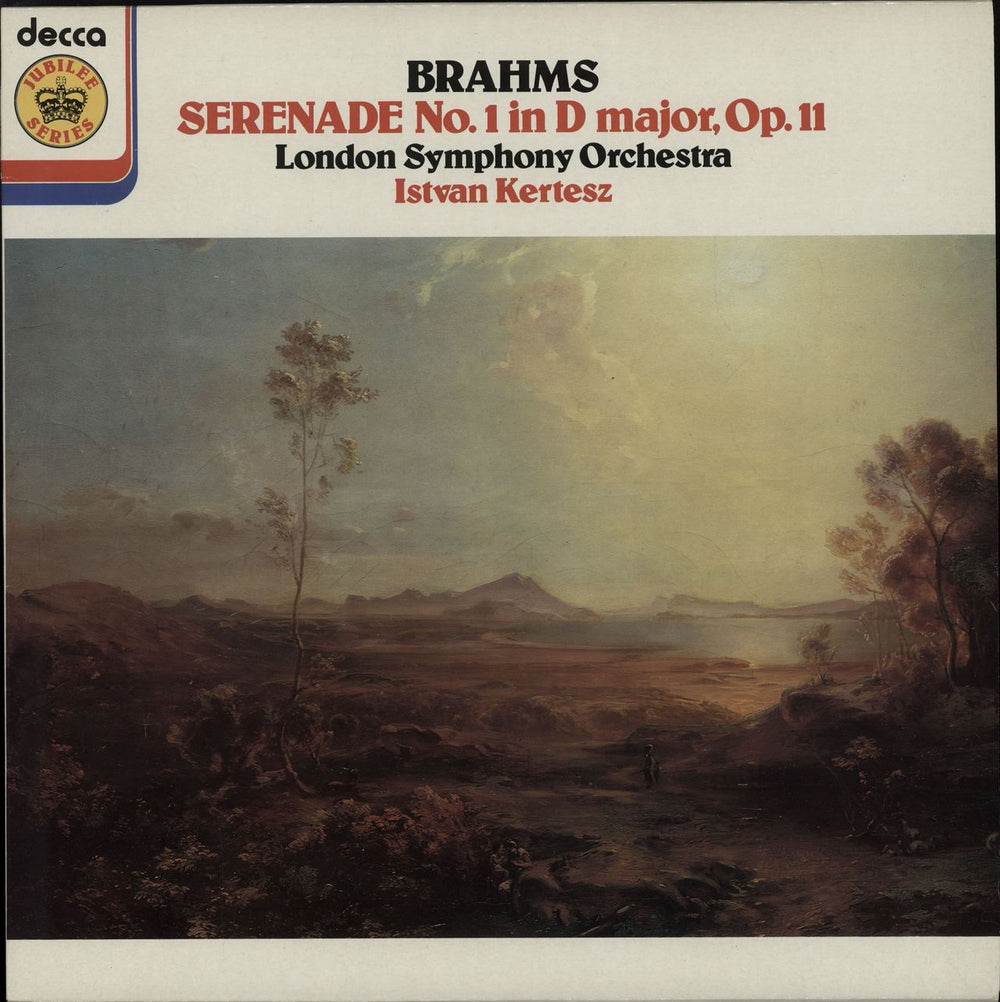 Johannes Brahms Serenade No. 1 In D Major, Op. 11 UK vinyl LP album (LP record) JB86