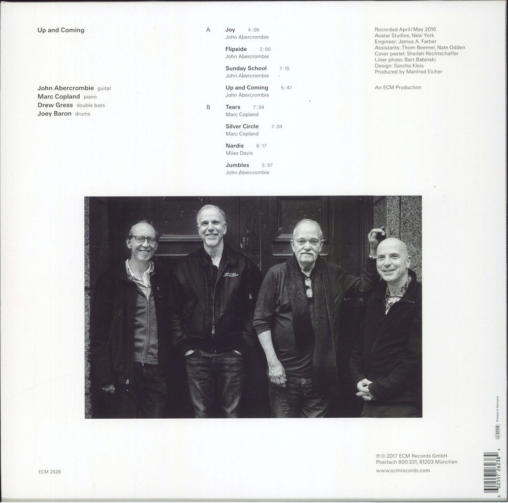 John Abercrombie Up And Coming - 180g German vinyl LP album (LP record) 602557262384