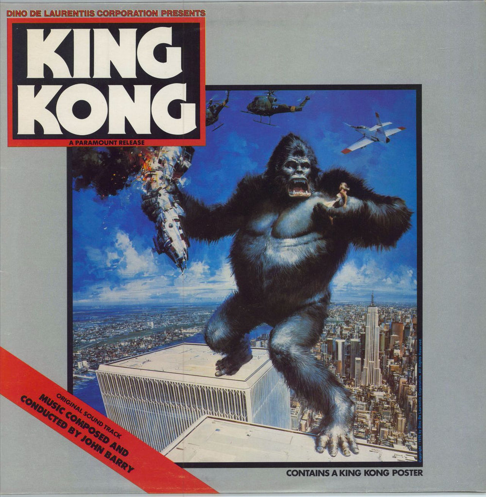 John Barry (Composer) King Kong UK vinyl LP album (LP record) K54090