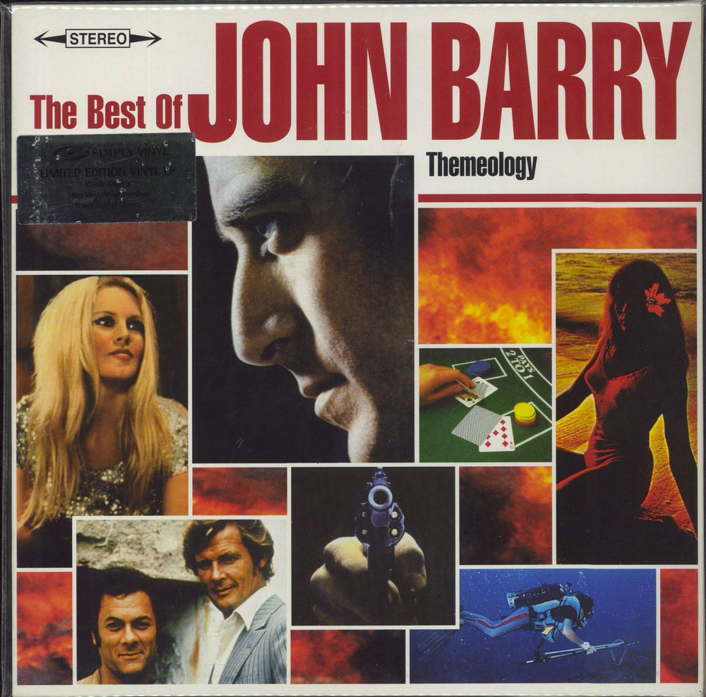 John Barry (Composer) Themeology - Best Of UK 2-LP vinyl record set (Double LP Album) SVLP0029