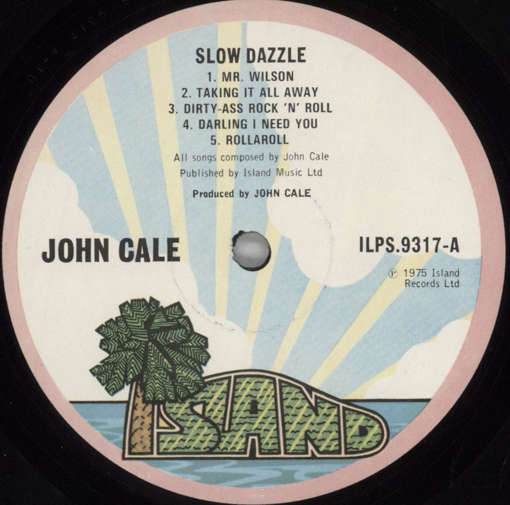 John Cale Slow Dazzle - 1st UK vinyl LP album (LP record) JCALPSL282736