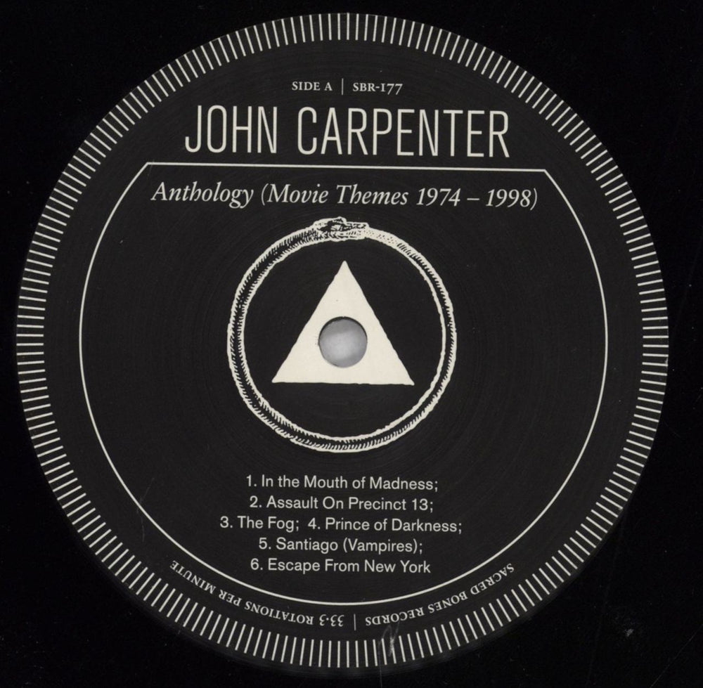 John Carpenter Anthology (Movie Themes 1974-1998) - VG US vinyl LP album (LP record) JZVLPAN826732