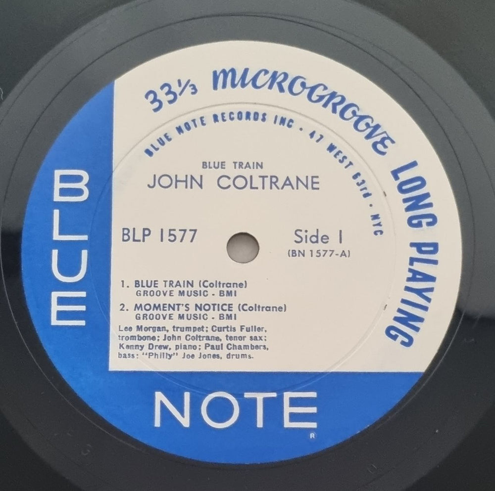 John Coltrane Blue Train - West 63rd - EX US vinyl LP album (LP record) JCOLPBL805510