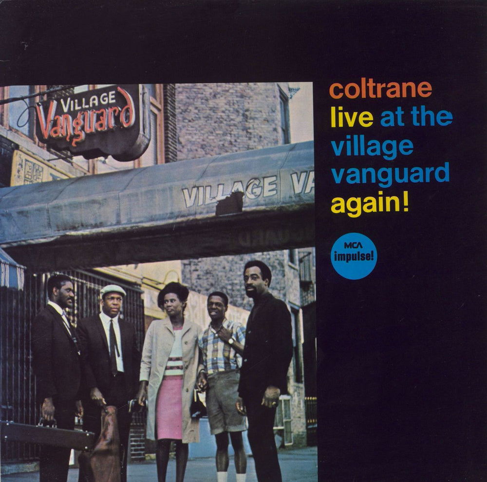 John Coltrane Live At The Village Vanguard Again! UK vinyl LP album (LP record) JAS16