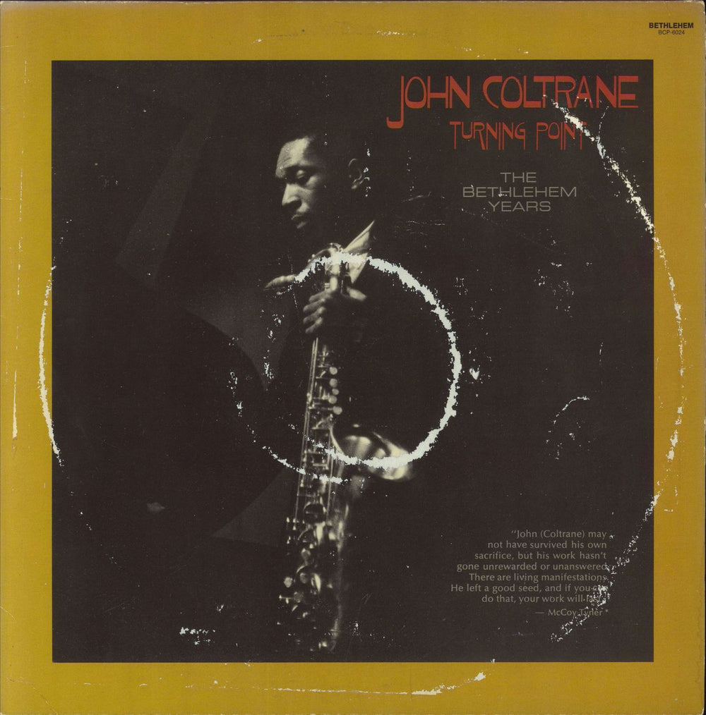 John Coltrane Turning Point: The Bethlehem Years - VG US vinyl LP album (LP record) BCP-6024