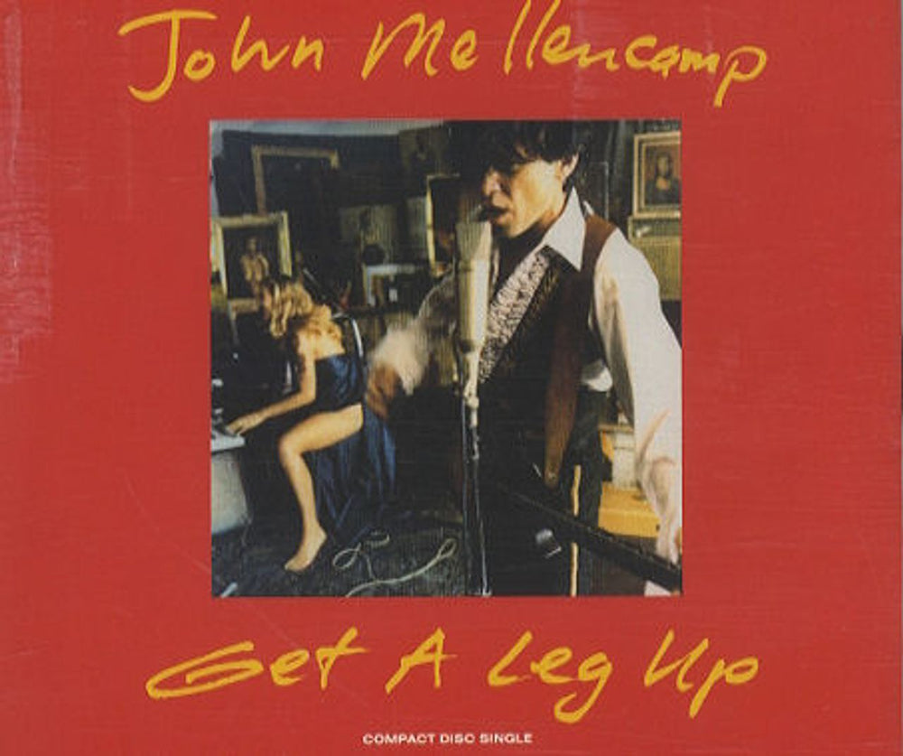 John Cougar Mellencamp Get A Leg Up UK CD single (CD5 / 5") MERCD354