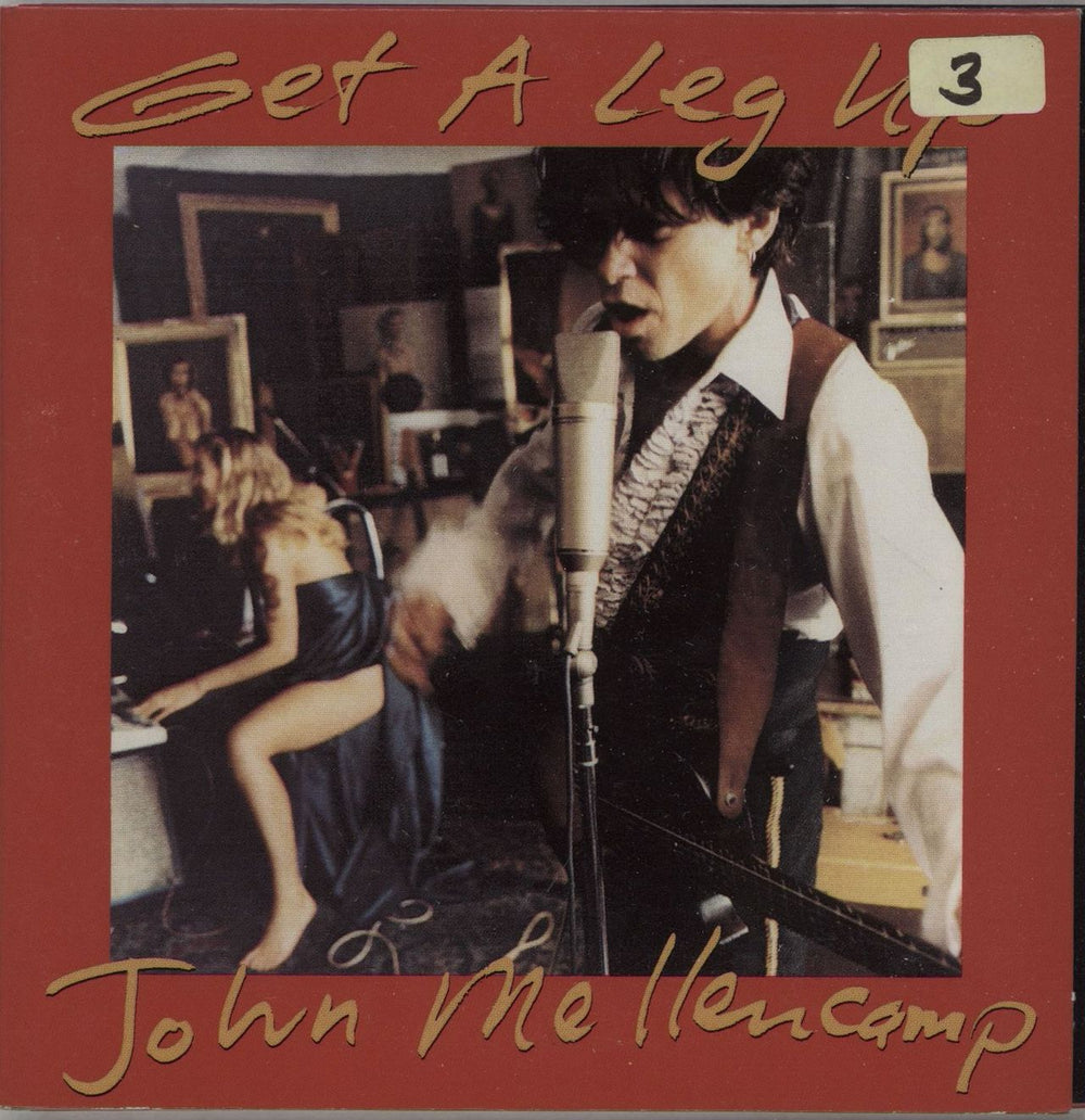 John Cougar Mellencamp Get A Leg Up US Promo CD single (CD5 / 5") CDP546