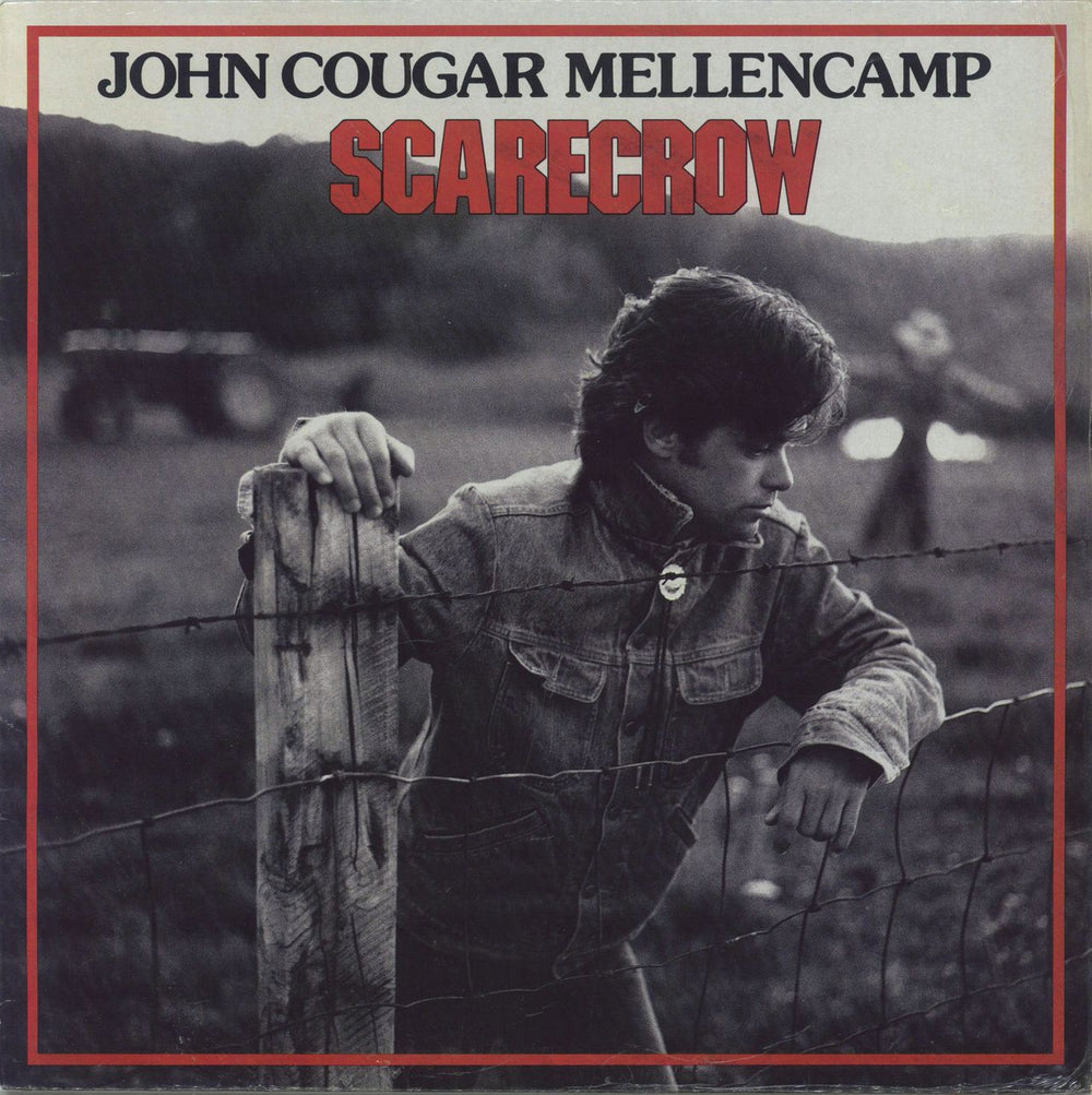 John Cougar Mellencamp Scarecrow - Shrink UK vinyl LP album (LP record) RIVH2