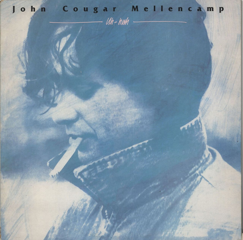 John Cougar Mellencamp Uh-Huh UK vinyl LP album (LP record) RIVL1