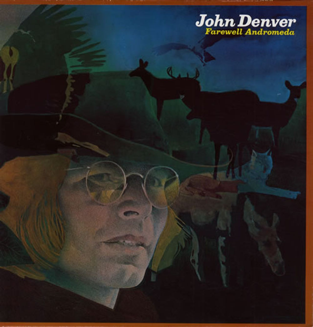 John Denver Farewell Andromeda German vinyl LP album (LP record) NL85195