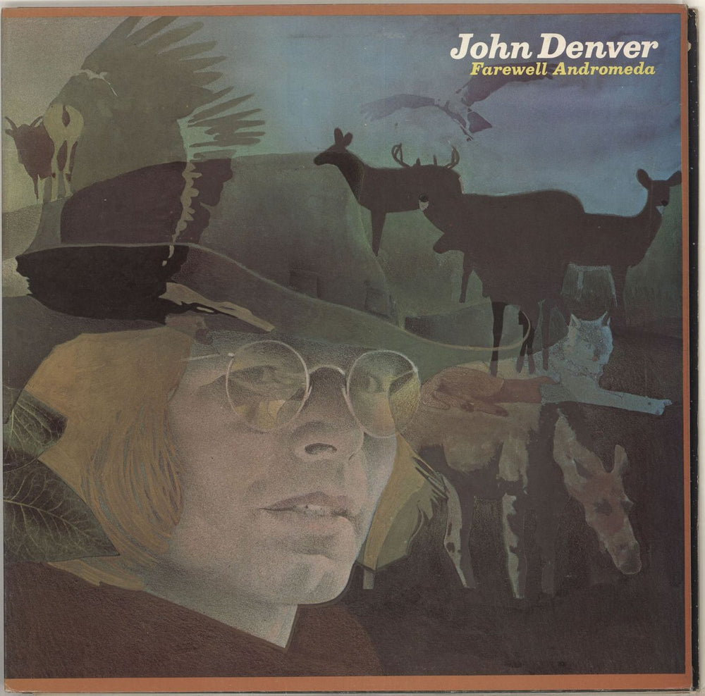 John Denver Farewell Andromeda UK vinyl LP album (LP record) SF8369