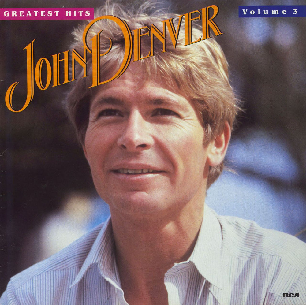 John Denver Greatest Hits - Volume 3 German vinyl LP album (LP record) PL85313