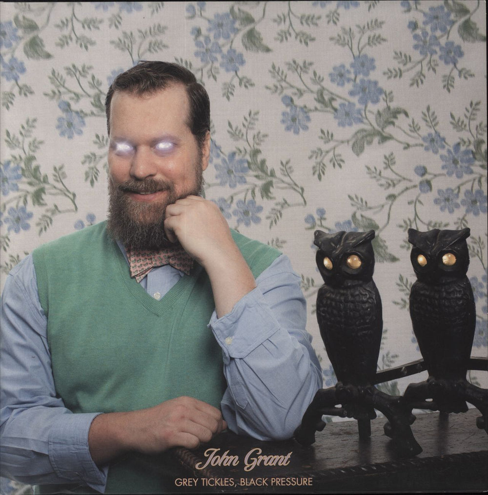 John Grant Grey Tickles, Black Pressure - White Vinyl + CD UK 2-LP vinyl record set (Double LP Album) BELLA505V