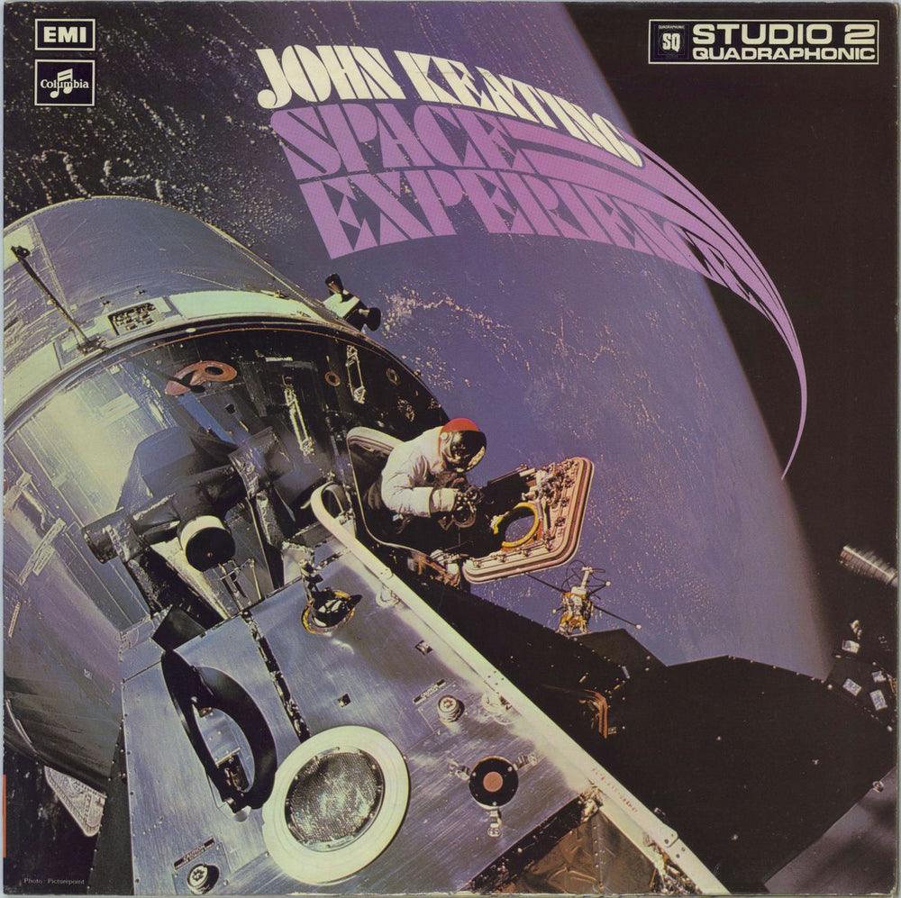 John Keating Space Experience UK vinyl LP album (LP record) Q4TWO393