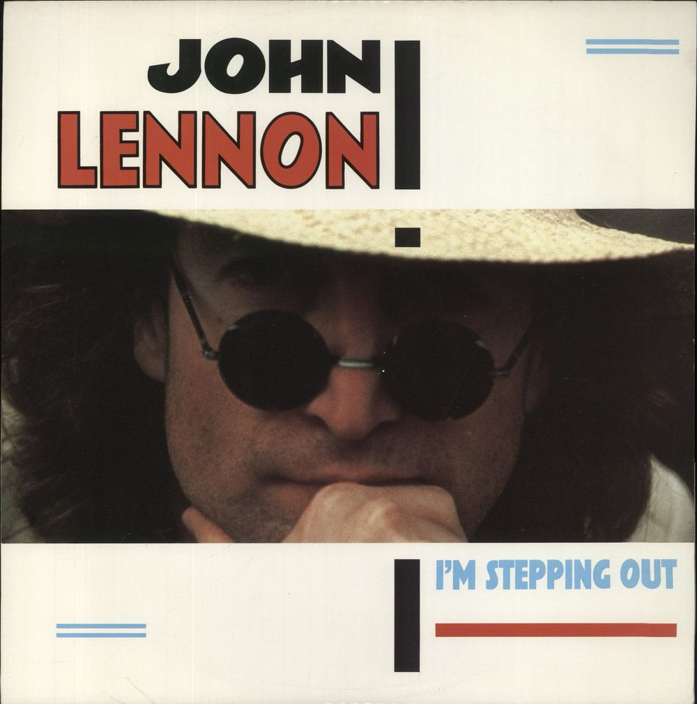 John Lennon I'm Stepping Out UK 12" vinyl single (12 inch record / Maxi-single) POSPX702