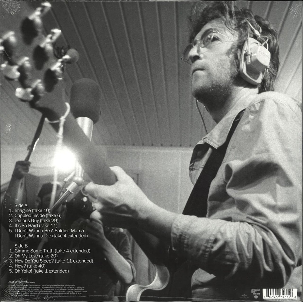 John Lennon Imagine (Raw Studio Mixes) - RSD19 - 180gm Vinyl - Sealed UK vinyl LP album (LP record) 602577346750