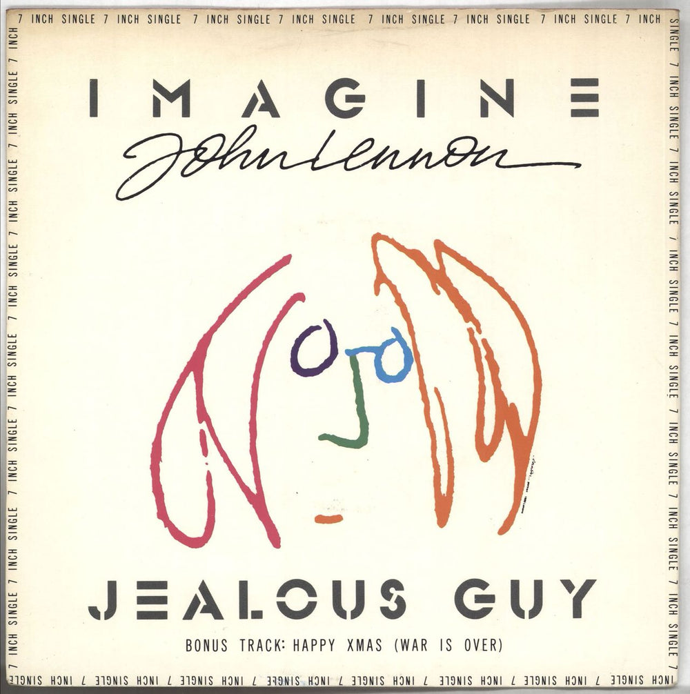 John Lennon Imagine UK 7" vinyl single (7 inch record / 45) R6199