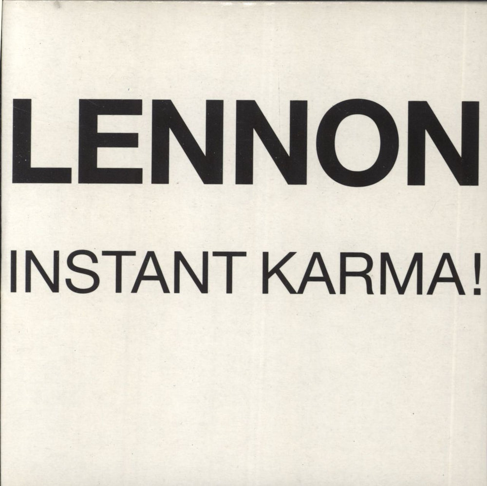 John Lennon Instant Karma! Dutch CD single (CD5 / 5") 8800492