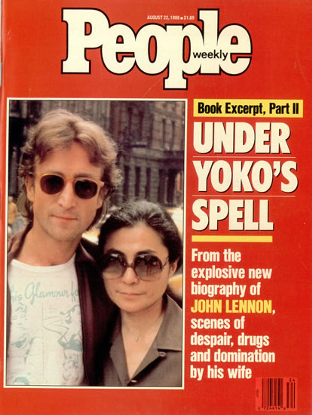 John Lennon People Weekly - two issues US magazine LENMAPE487170