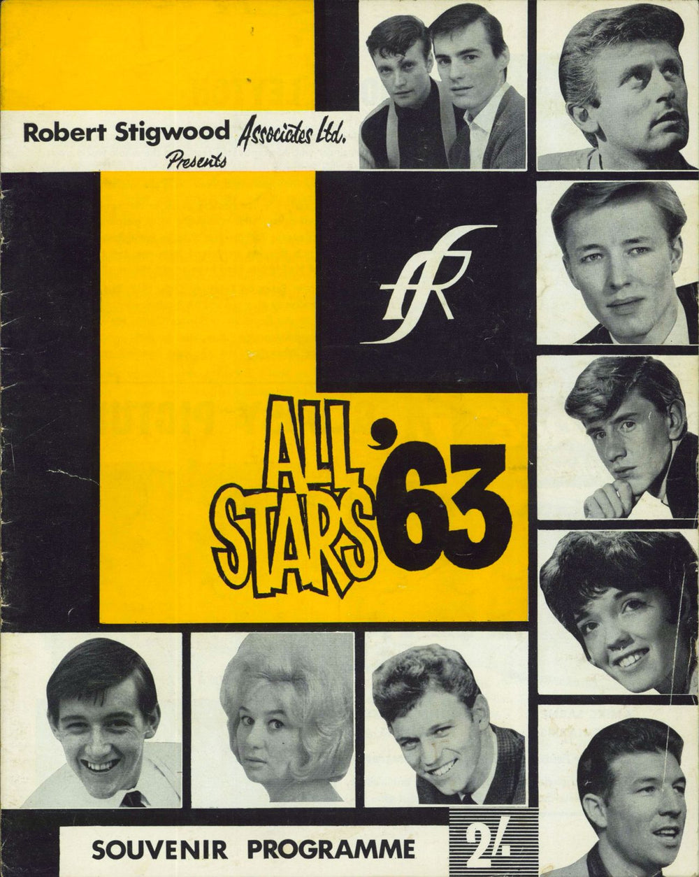 John Leyton All Stars '63 UK tour programme TOUR PROGRAMME