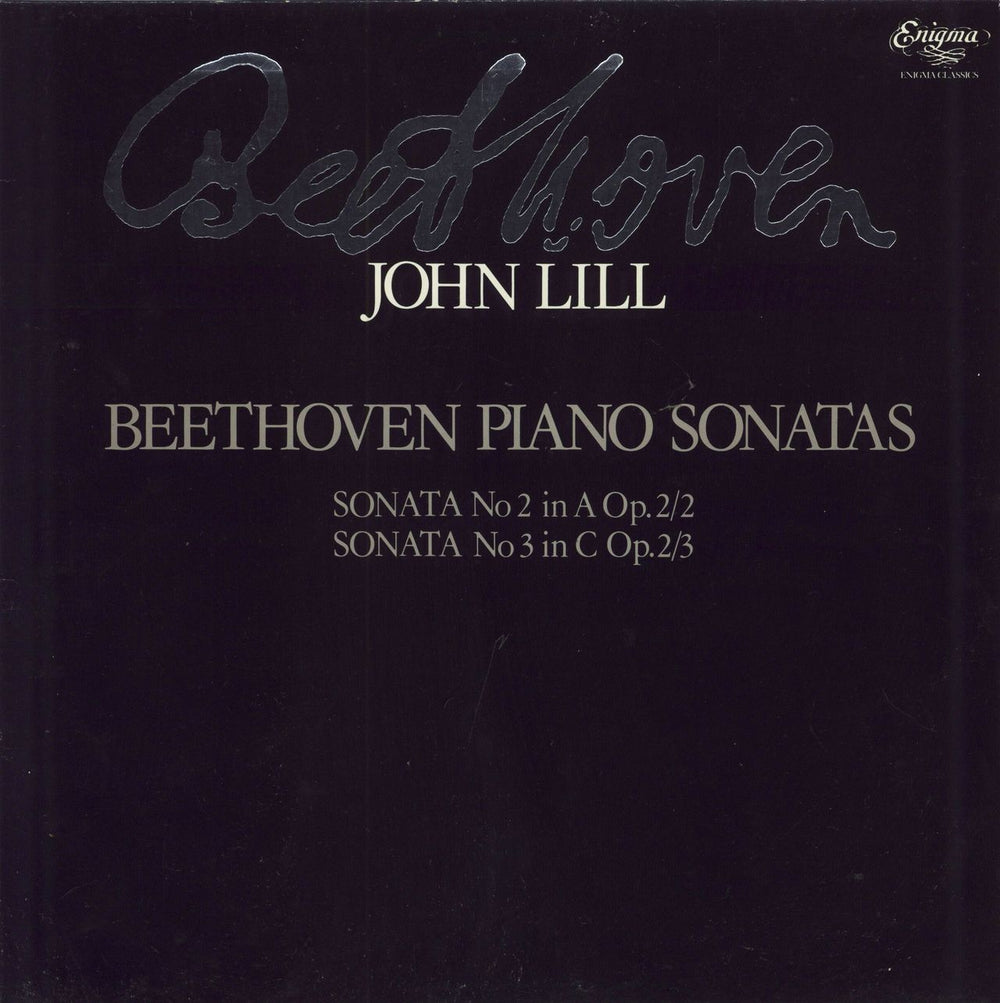 John Lill Beethoven Piano Sonatas UK vinyl LP album (LP record) K53524