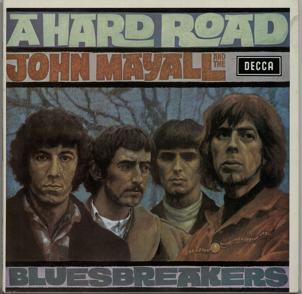 John Mayall A Hard Road - 80s UK vinyl LP album (LP record) SKL4853