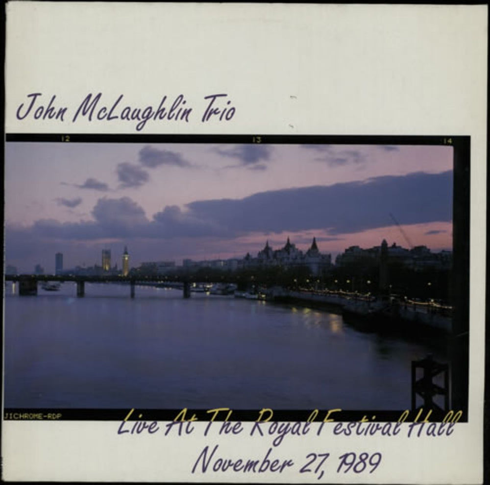 John McLaughlin Live At The Royal Festival Hall, November 27, 1989 German vinyl LP album (LP record) JMT834436-1