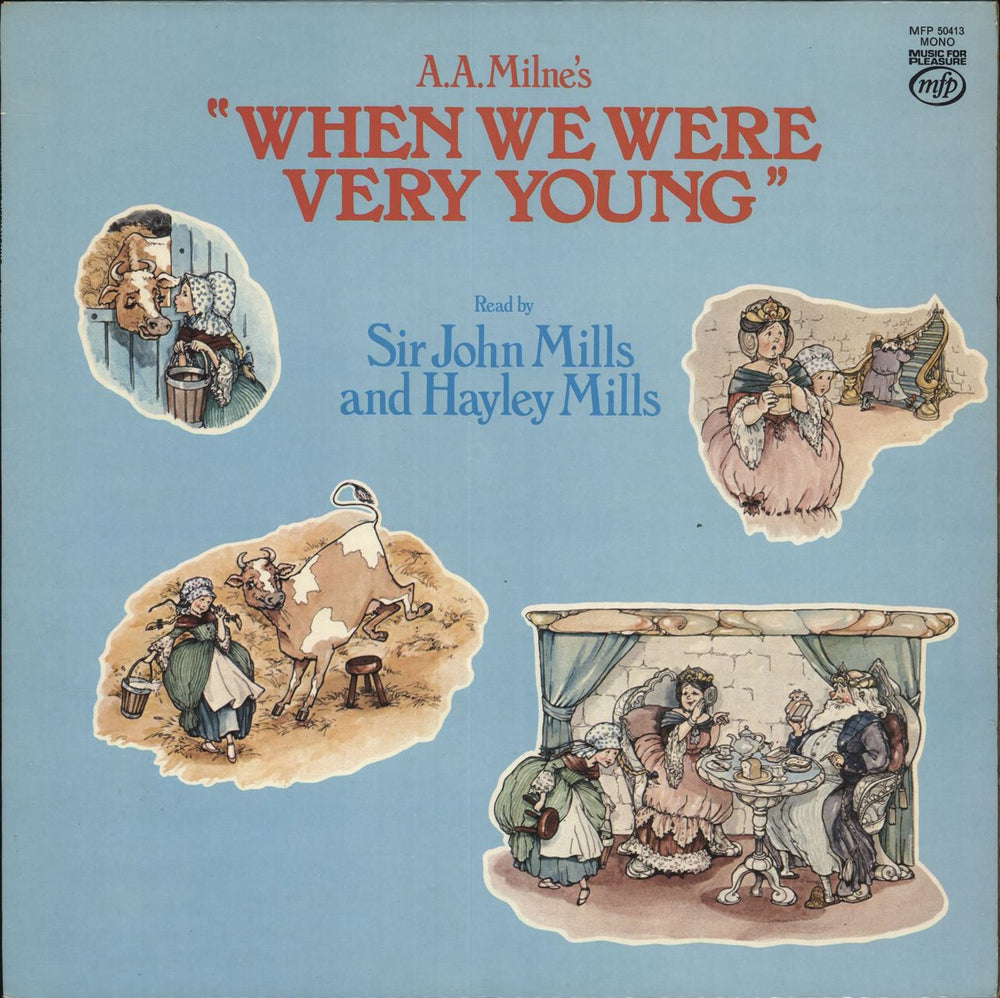 John Mills A.A. Milne's "When We Were Very Young" UK vinyl LP album (LP record) MFP50413