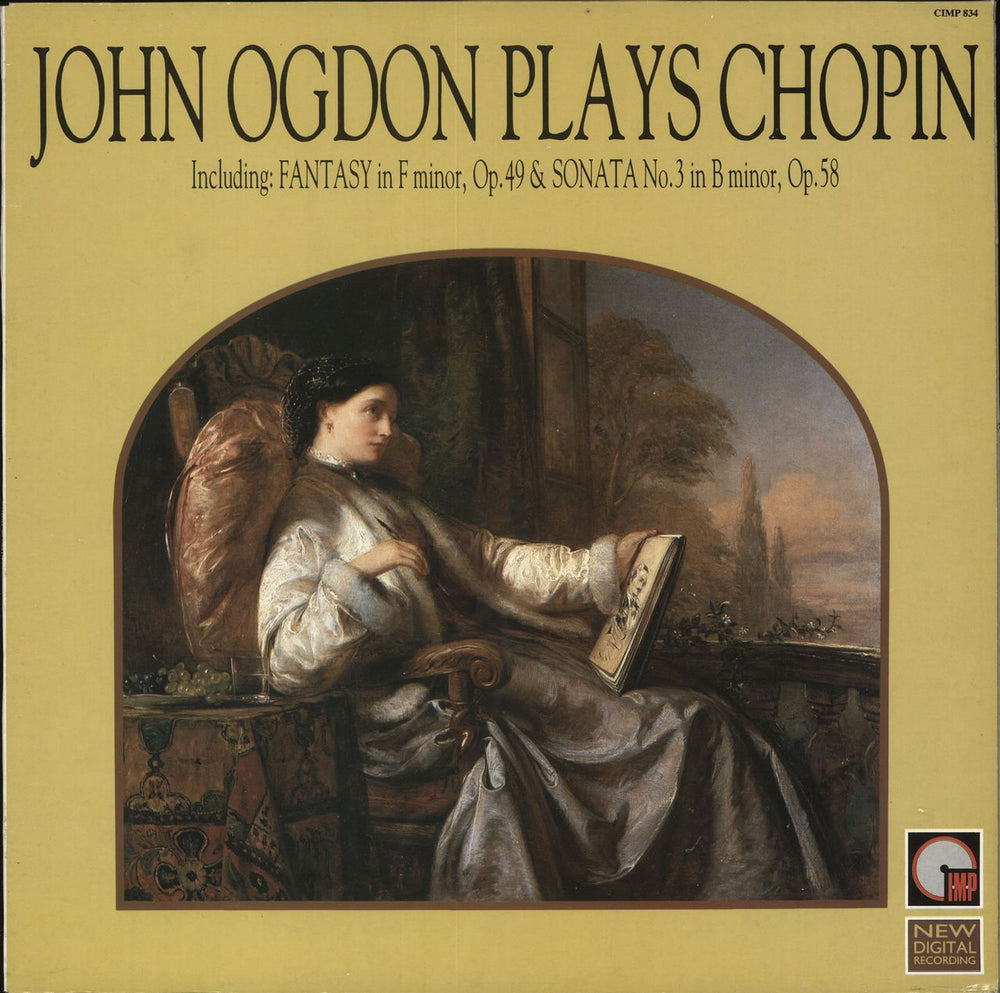 John Ogdon John Ogdon plays Chopin UK vinyl LP album (LP record) CIMP834