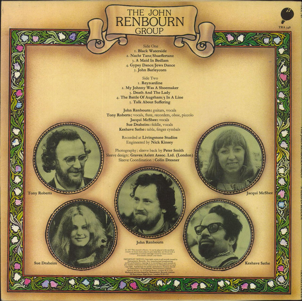 John Renbourn A Maid In Bedlam - EX UK vinyl LP album (LP record)