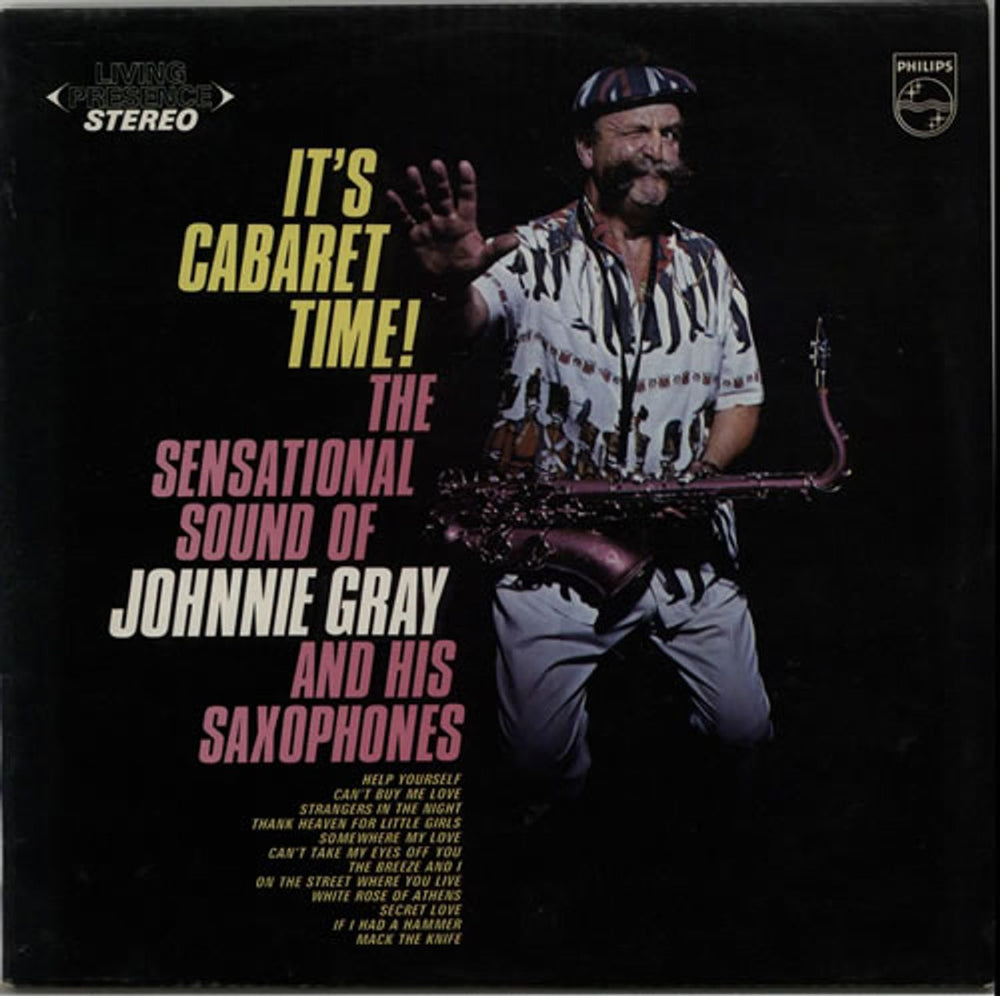 Johnnie Gray It's Cabaret Time! UK vinyl LP album (LP record) 6308020