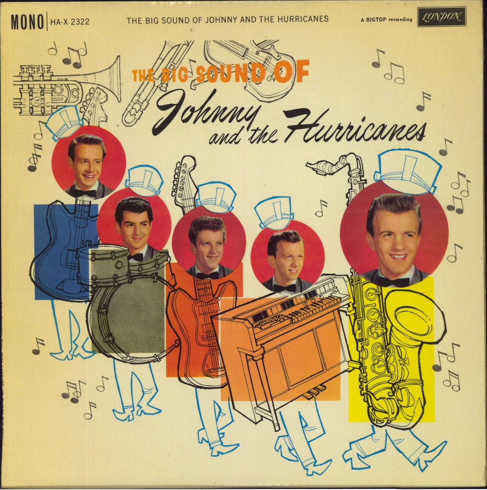 Johnny & The Hurricanes The Big Sound Of Johnny And The Hurricanes UK vinyl LP album (LP record) HA-X2322