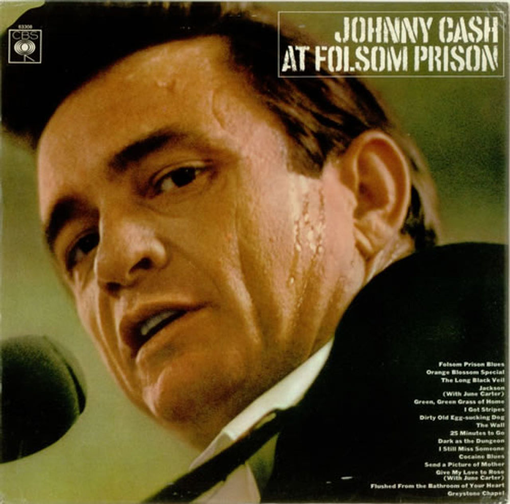 Johnny Cash At Folsom Prison - 2nd UK vinyl LP album (LP record) 63308