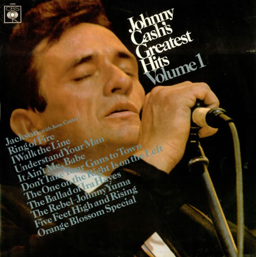 Johnny Cash Greatest Hits Volume 1 - 1st UK vinyl LP album (LP record) 63062