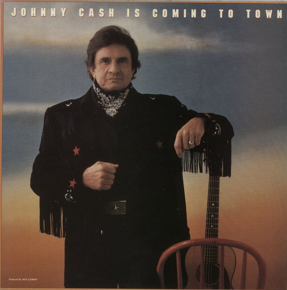 Johnny Cash Is Coming To Town UK vinyl LP album (LP record) MERH108