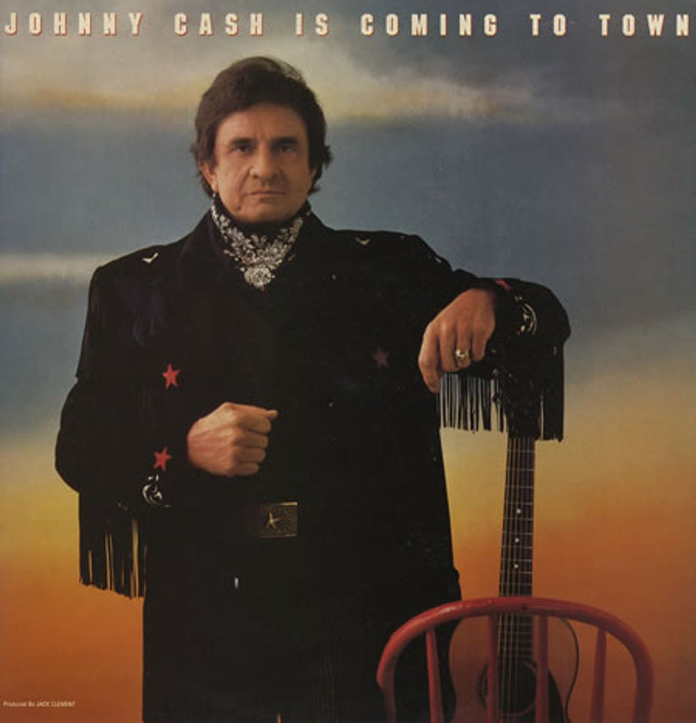 Johnny Cash Is Coming To Town UK vinyl LP album (LP record) MERH108