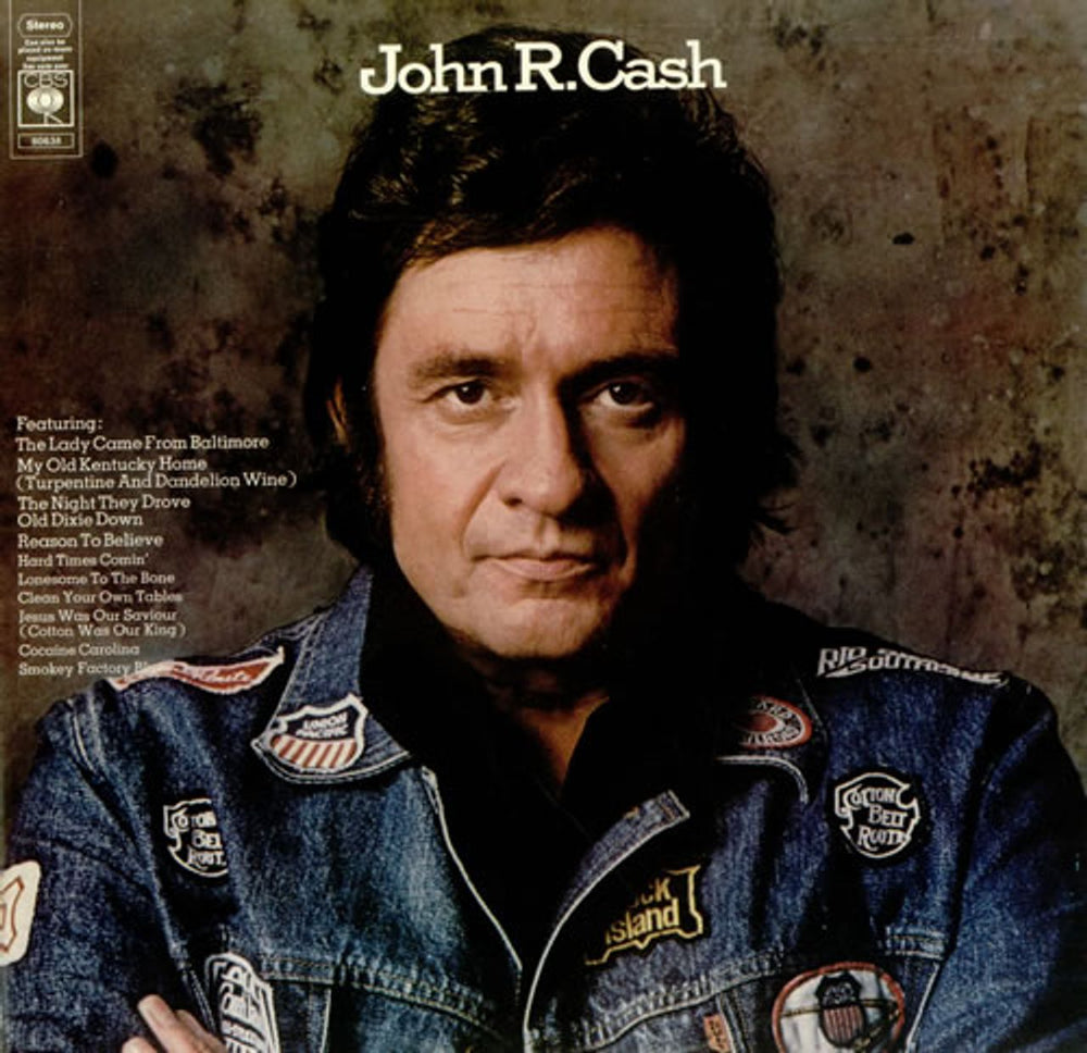 Johnny Cash John R Cash UK vinyl LP album (LP record) 80634