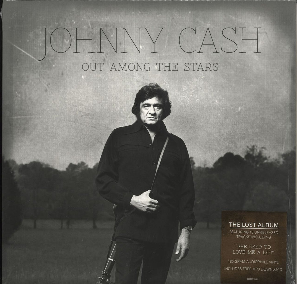 Johnny Cash Out Among The Stars - 180gram Vinyl + Shrink UK vinyl LP album (LP record) 88883712831