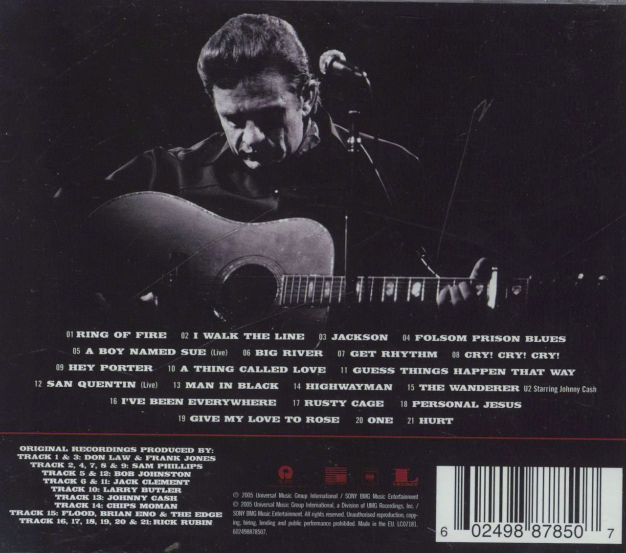 Johnny Cash Ring Of Fire - The Legend Of UK CD album — RareVinyl.com