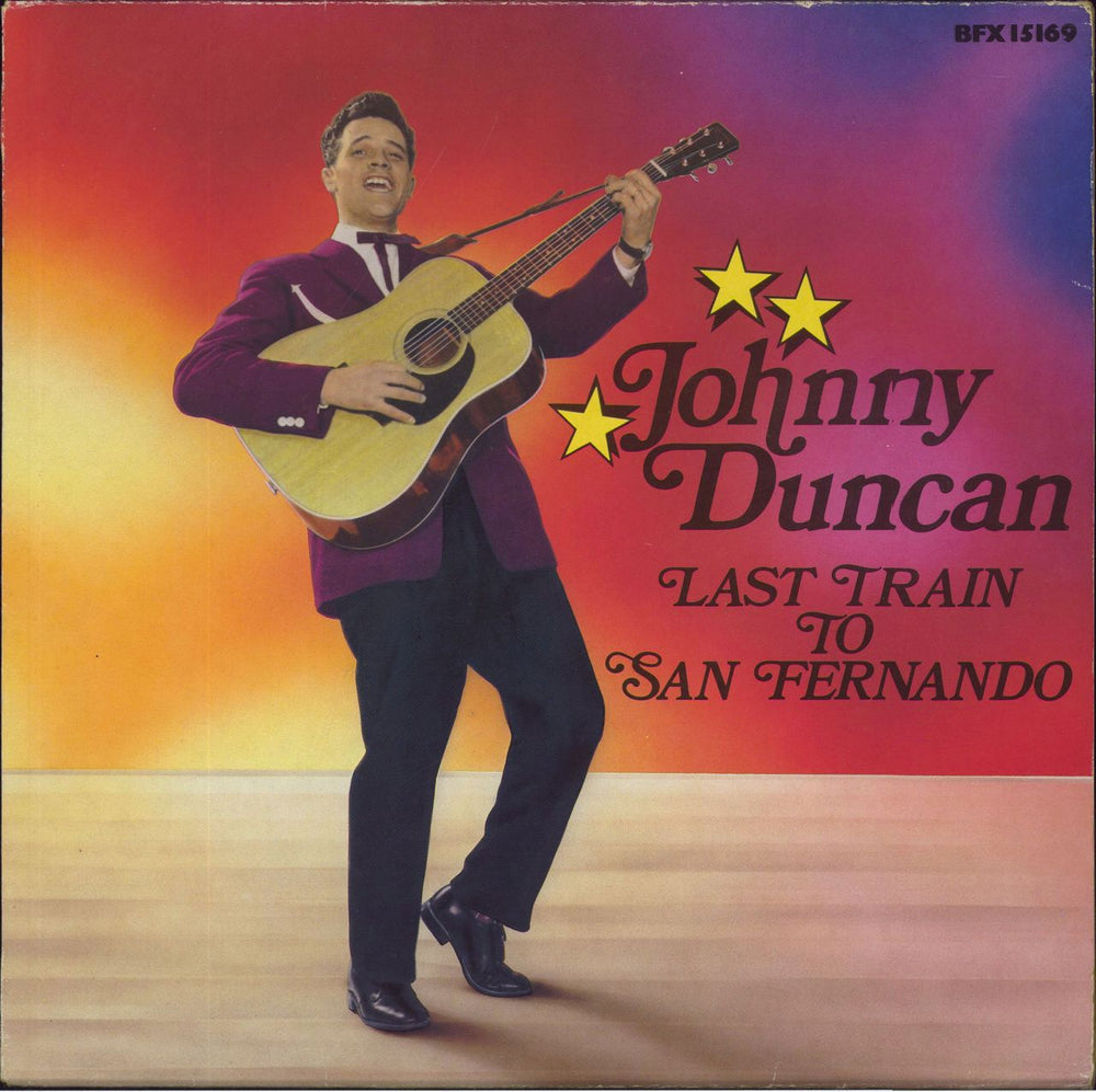 Johnny Duncan Last Train To San Fernando German vinyl LP album (LP record) BFX15169